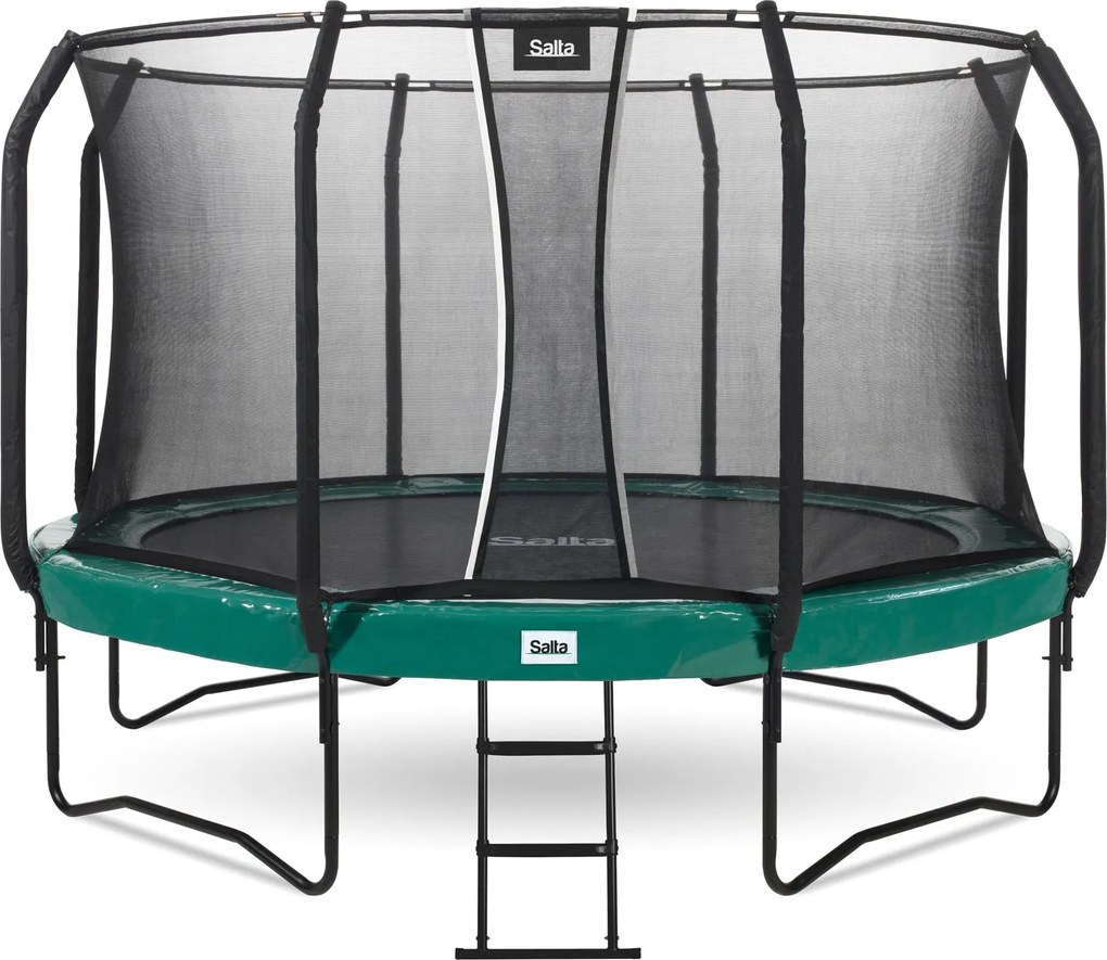 Salta trampoline First Class - Diameter 427 cm - Rond - Groen