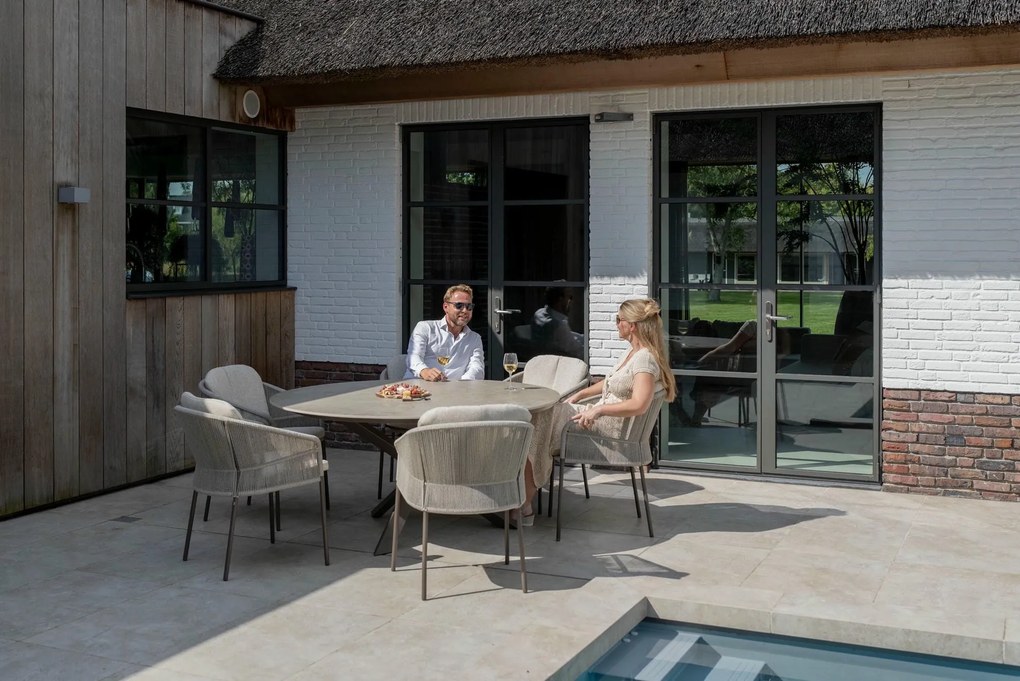 Taste by 4 Seasons Florence tuinstoel terre Tuinstoel   bruin weerbestendig