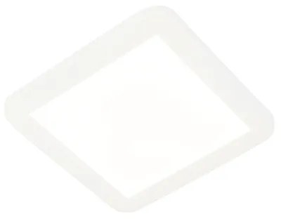 Plafonnière wit 22,5cm incl. LED 3-staps dimbaar IP44 - Steve