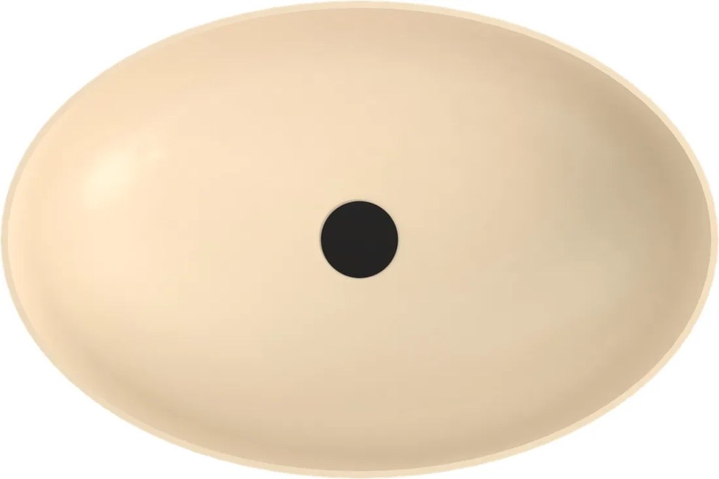 Polysan Banera waskom ovaal 60x40cm beige mat
