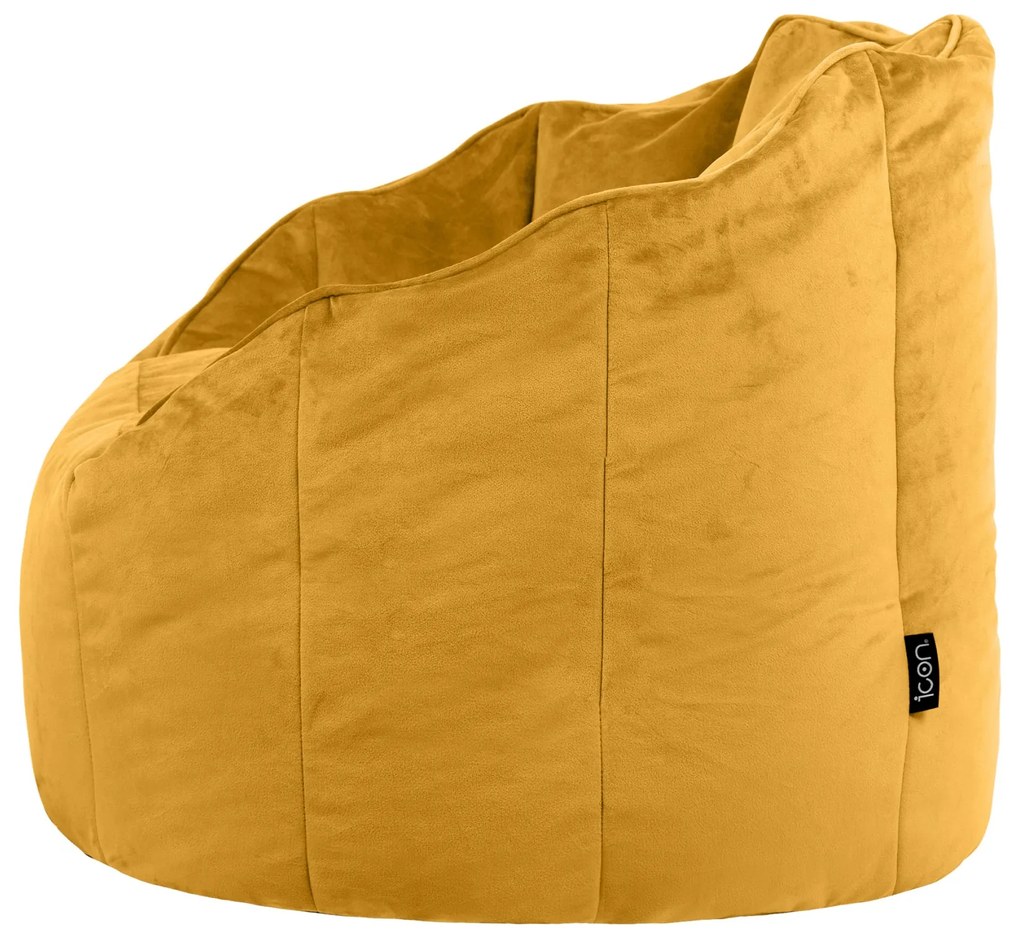 Sirena Zitzak Stoel Velvet - Okergeel