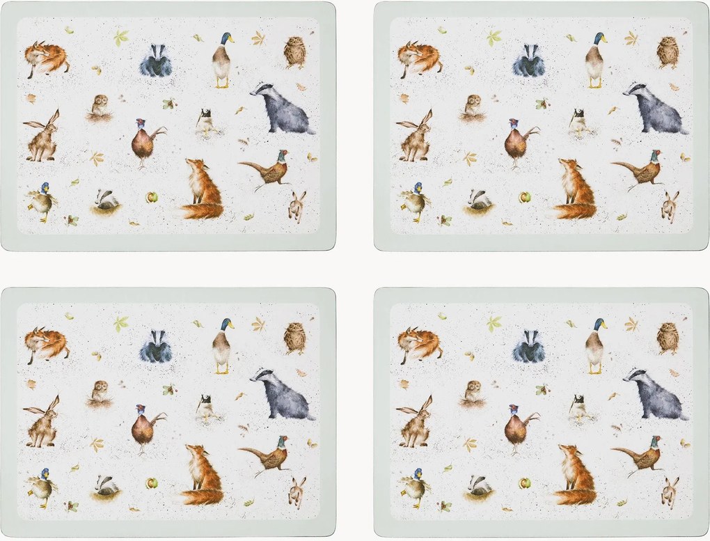 Placemats Country, 4-delig