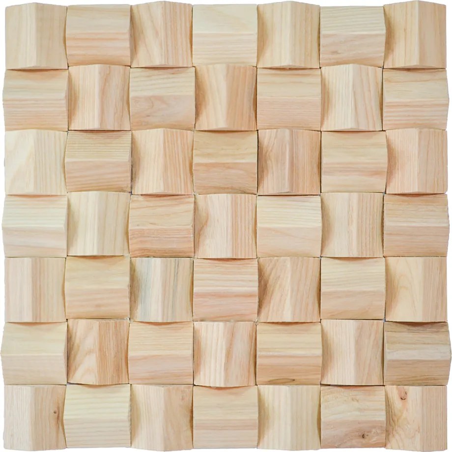 3D Houten Wandpaneel | Ash | 30×30 cm | Wanddecoratie