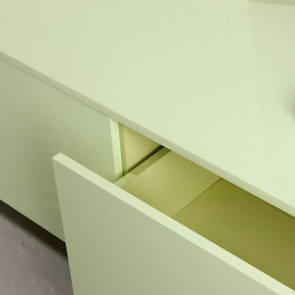 Multifunctioneel TV Meubel Groen - 160x45x35cm.