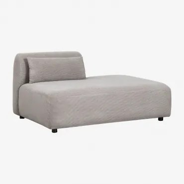 Rechter Divanmodule Voor Modulaire Bank Fogler Corduroy Licht Taupegrijs - Sklum