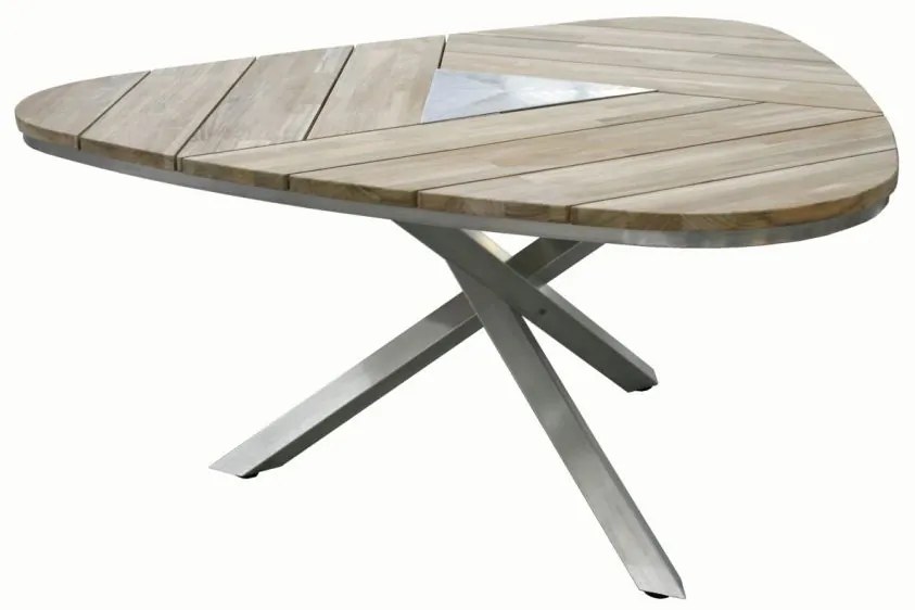 4 Seasons Outdoor | Maison triangle table  Tuintafel    houtkleur weerbestendig