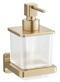 Crosswater Rotar Zeepdispenser - 14.9x11x8cm - geborsteld messing RT011F
