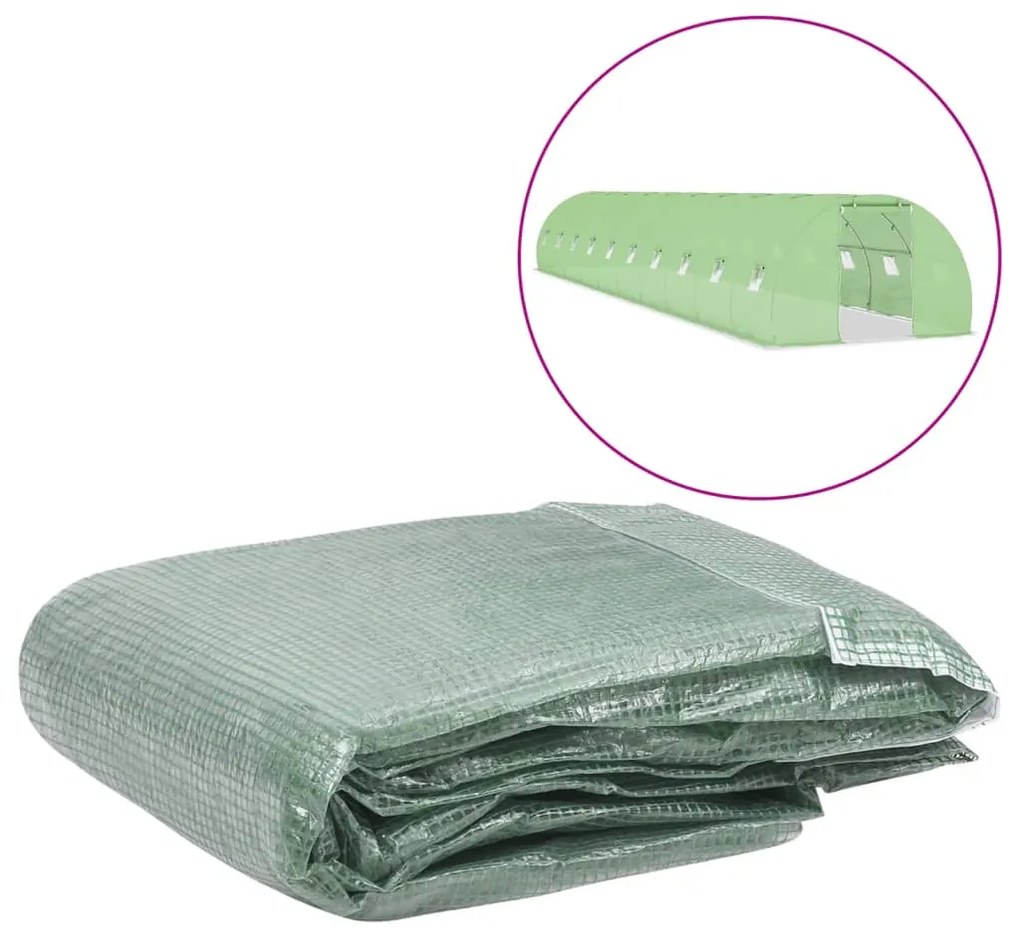 vidaXL Kashoes vervangend (45 m²) 300x1500x200 cm groen