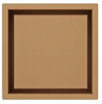 Fortifura Galeria Inbouwnis - 30x30x10cm - Geborsteld Geborsteld koper PVD (Koper)