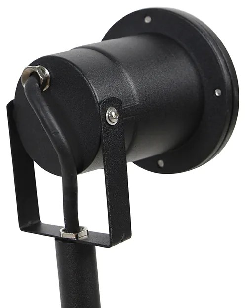 Prikspot zwart verstelbaar incl. snoer en stekker 300cm IP65 - Basic