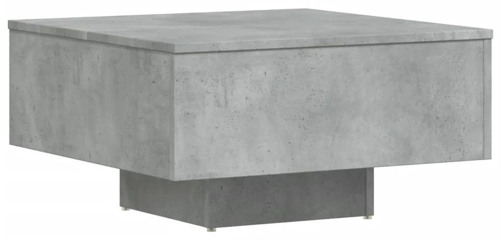 vidaXL Salontafel 60x60x31,5 cm spaanplaat betongrijs