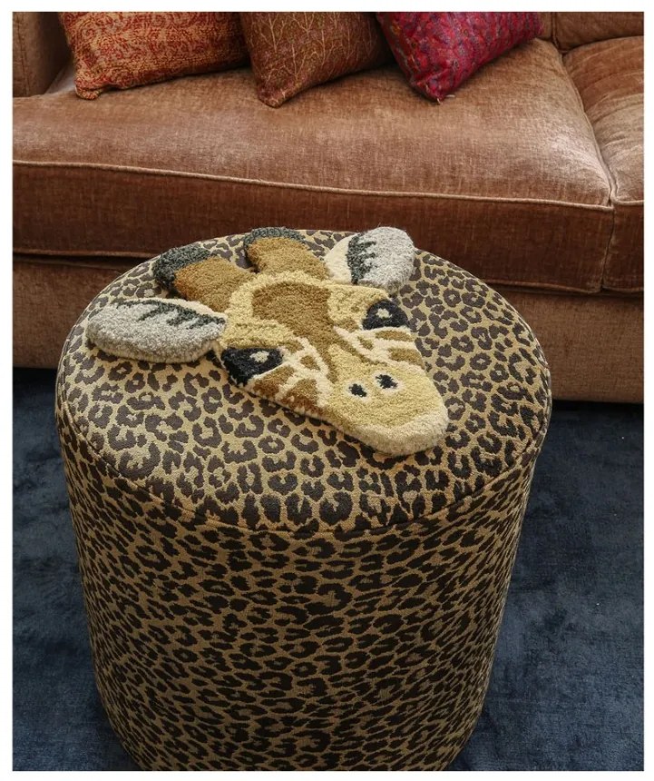 Doing Goods Gimpy the Giraf Head voetenkleed 38 x 38 cm