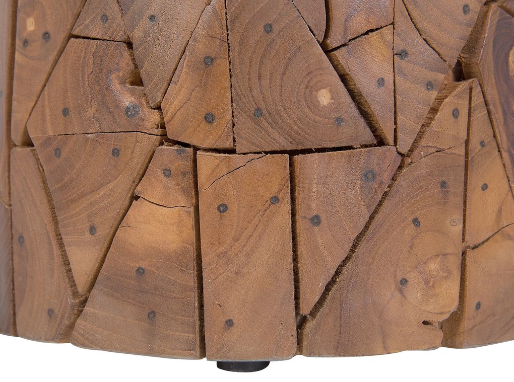 Bijzettafel Hout DAWSON Beliani