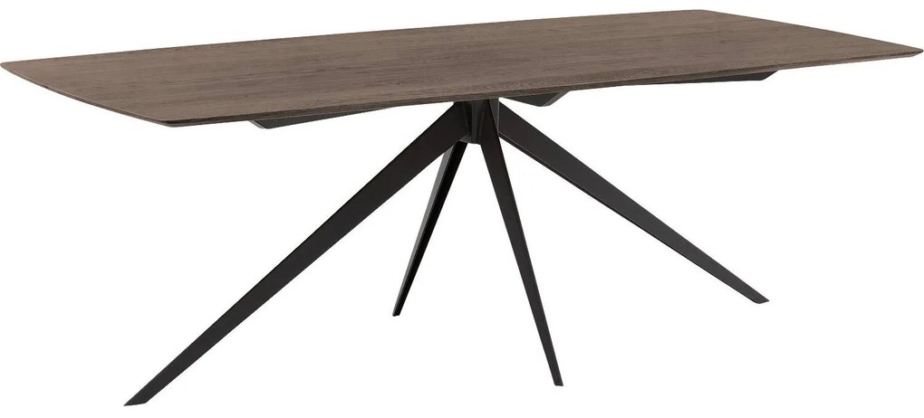 Goossens Excellent Eettafel Uniek, Semi rechthoekig 220 x 100 cm