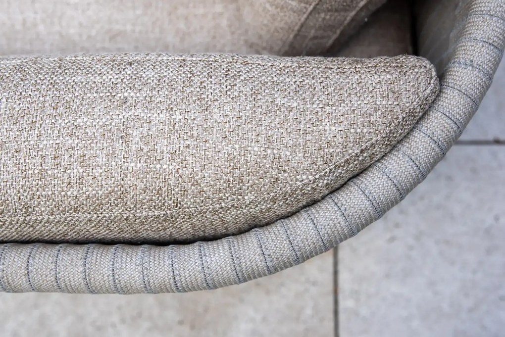 4 Seasons Outdoor Safina chaise loungebank amber SALE Loungebank beige weerbestendig