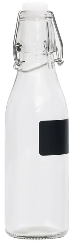 vidaXL Flessen met beugelsluiting 12 st 250ml rond glas