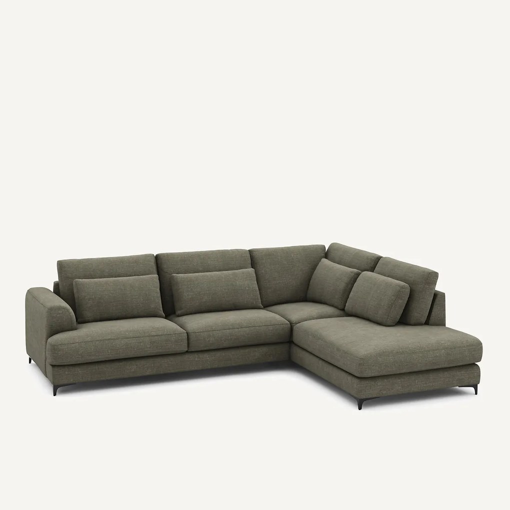 Omvormbare hoekbank rechts, katoen en linnen, Marsile