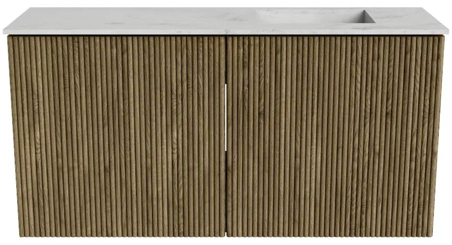 Mondiaz Joya DLux 80cm toiletmeubel dusk met wastafel faye rechts 1 kraangat opalo