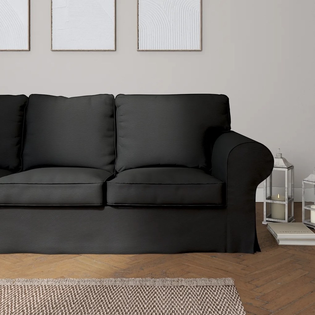 Dekoria Ektorp hoes 3-zits slaapbank nieuw model (2013), zwart