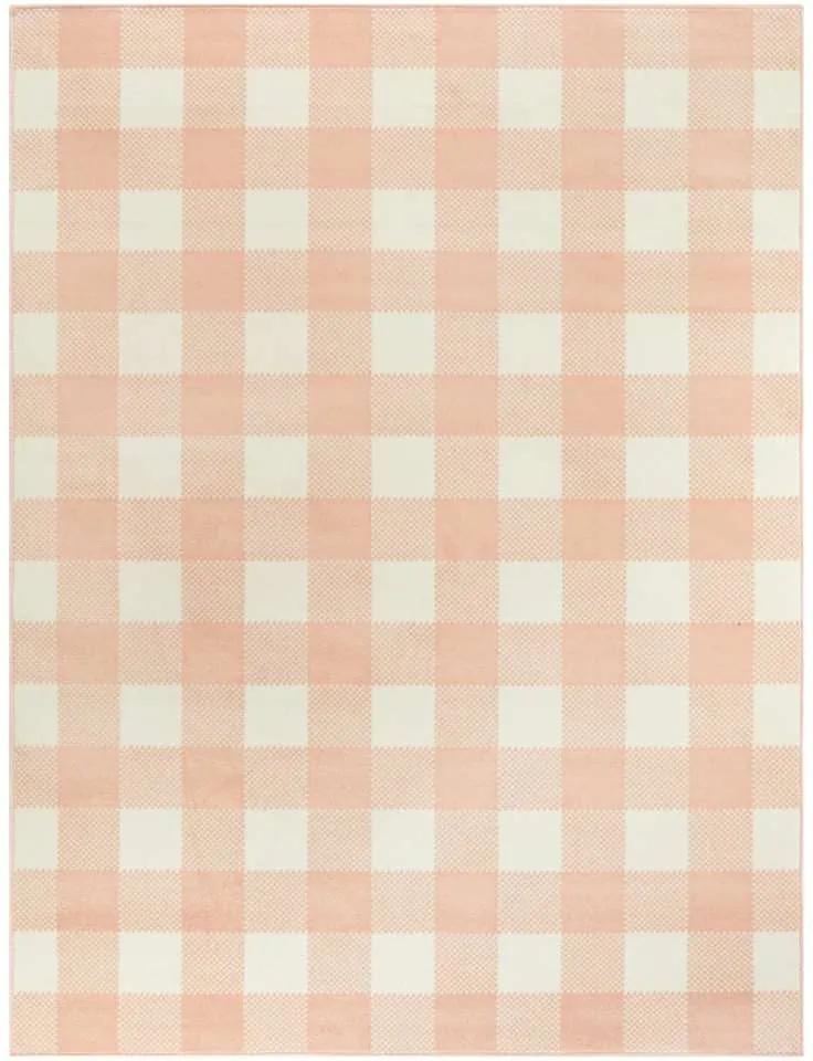 Vloerkleed Tindari - roze - 160x213 cm - Leen Bakker