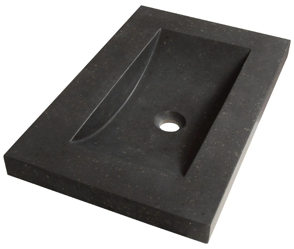 Sanituba Corestone SMALL wastafel basalt zonder kraangaten 60cm