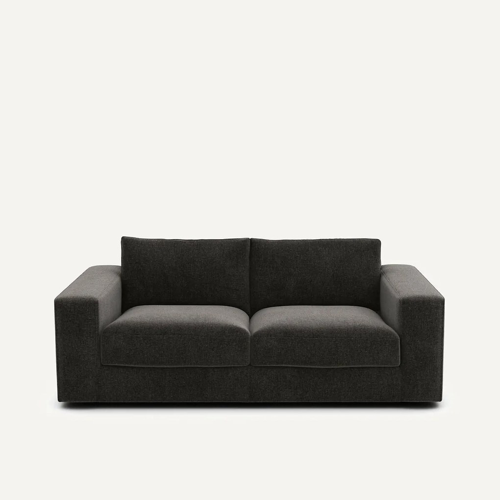 Compacte bank 3-zit in fluweel, Skander