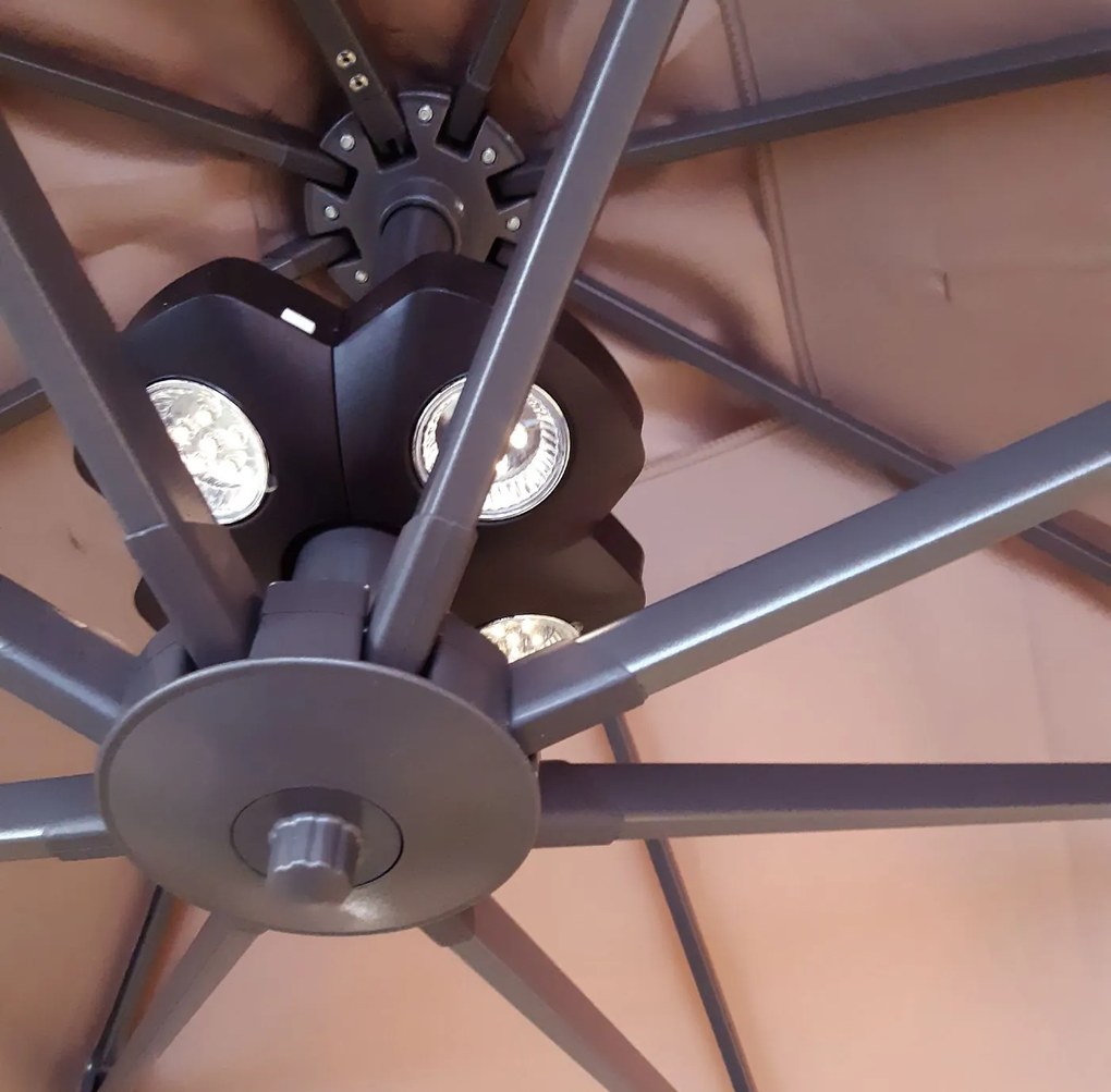 4 Seasons Outdoor Parasolverlichting met 24 LED’s     weerbestendig