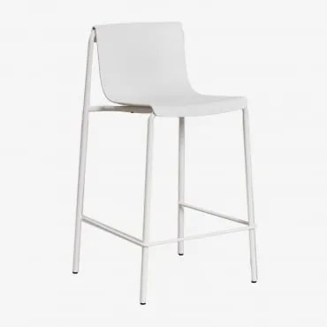 Set Van 4 Hoge Krukken Van Polypropyleen Ismene Gardenia Wit & ↑65 Cm - Sklum