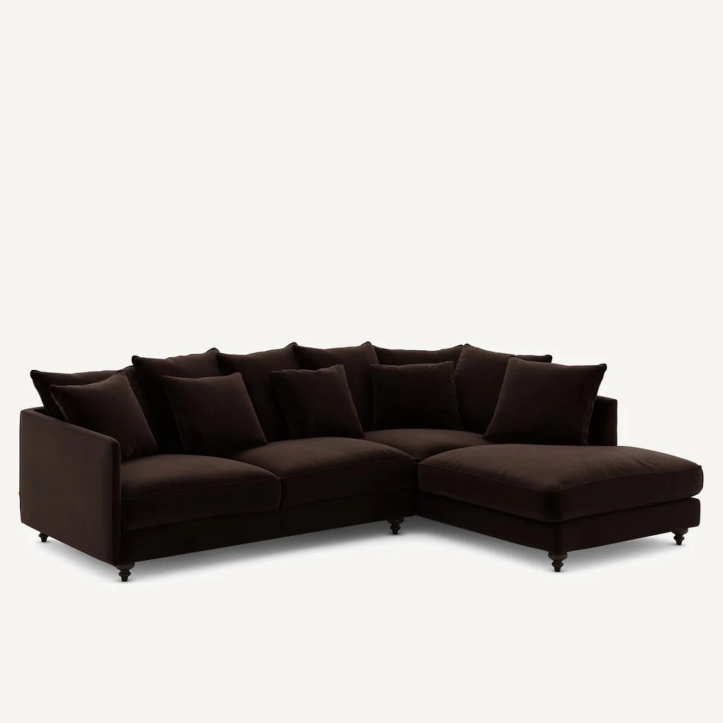 Fluwelen hoekslaapbank, Lazare