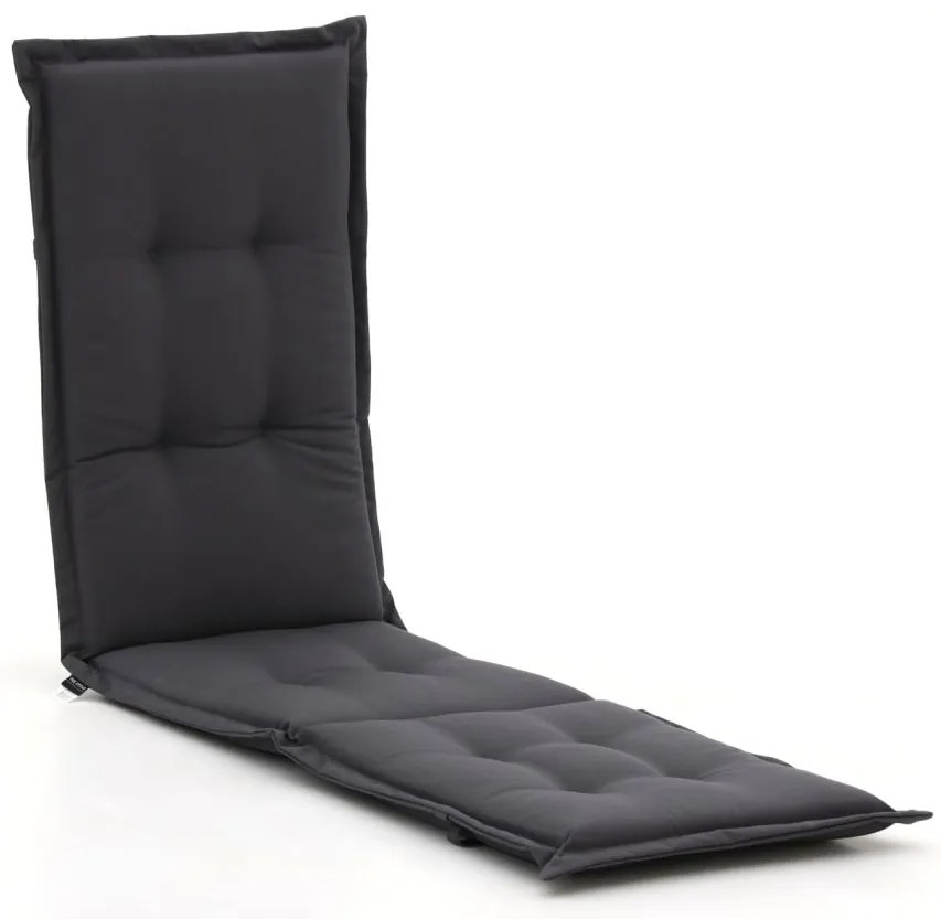 + 15% kassakorting | Deckchair kussen | Grijs-Antraciet  | Olefin | Tex Style | 195x45cm | Kees Smit Tuinmeubelen