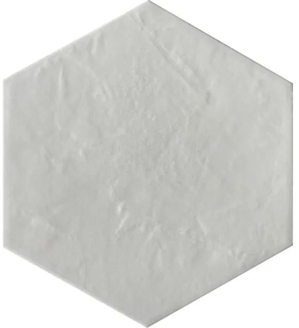 Jos. Dust vloer- en wandtegel - 17.5x20cm - hexagon - R10 - mat ice (wit) 1981231