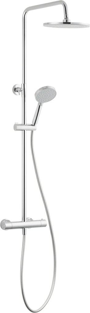 Saqu Eurotrend 225 regendoucheset met 4 straalsoorten Ø23cm chroom