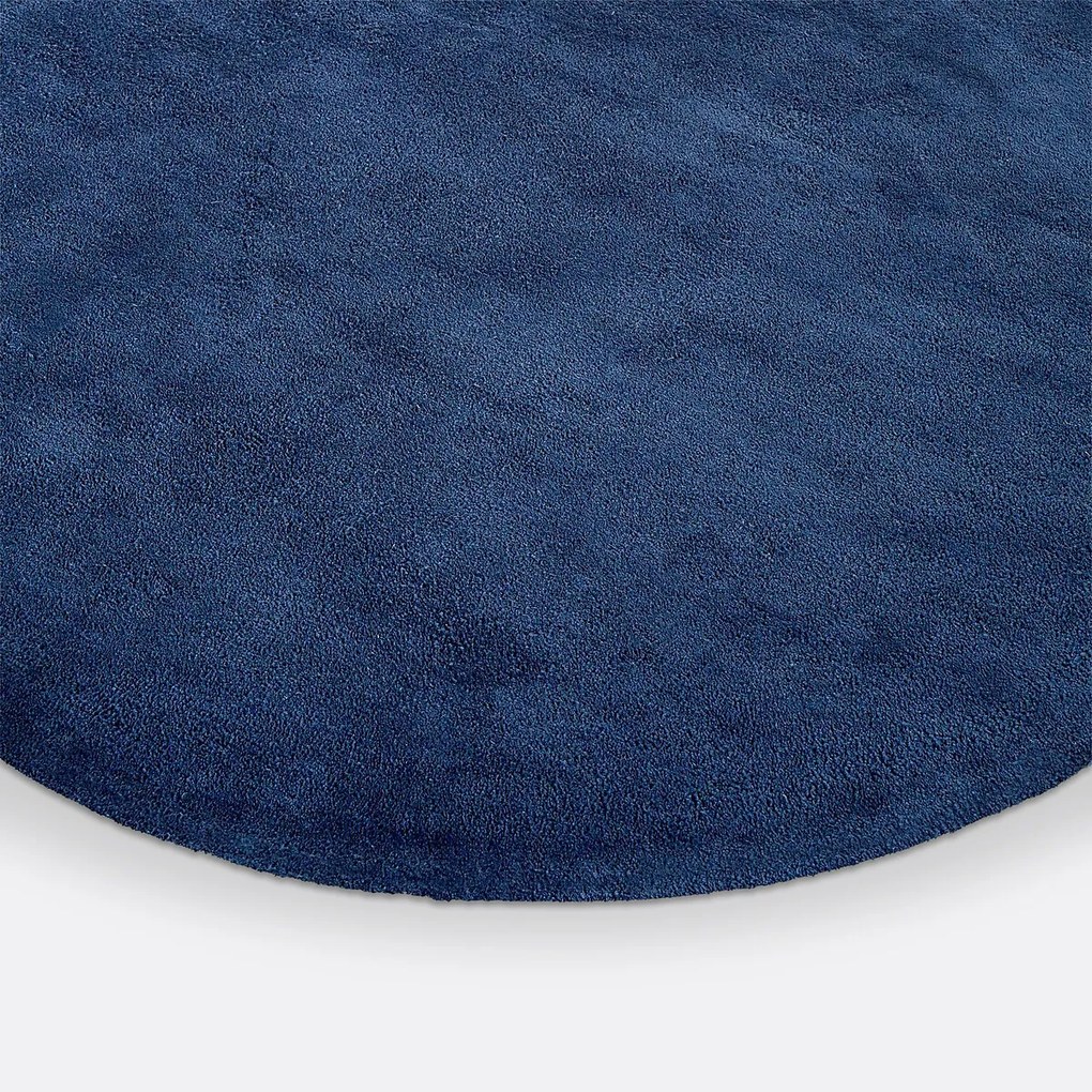 Rond vloerkleed in getuft kant Renzo, groot model