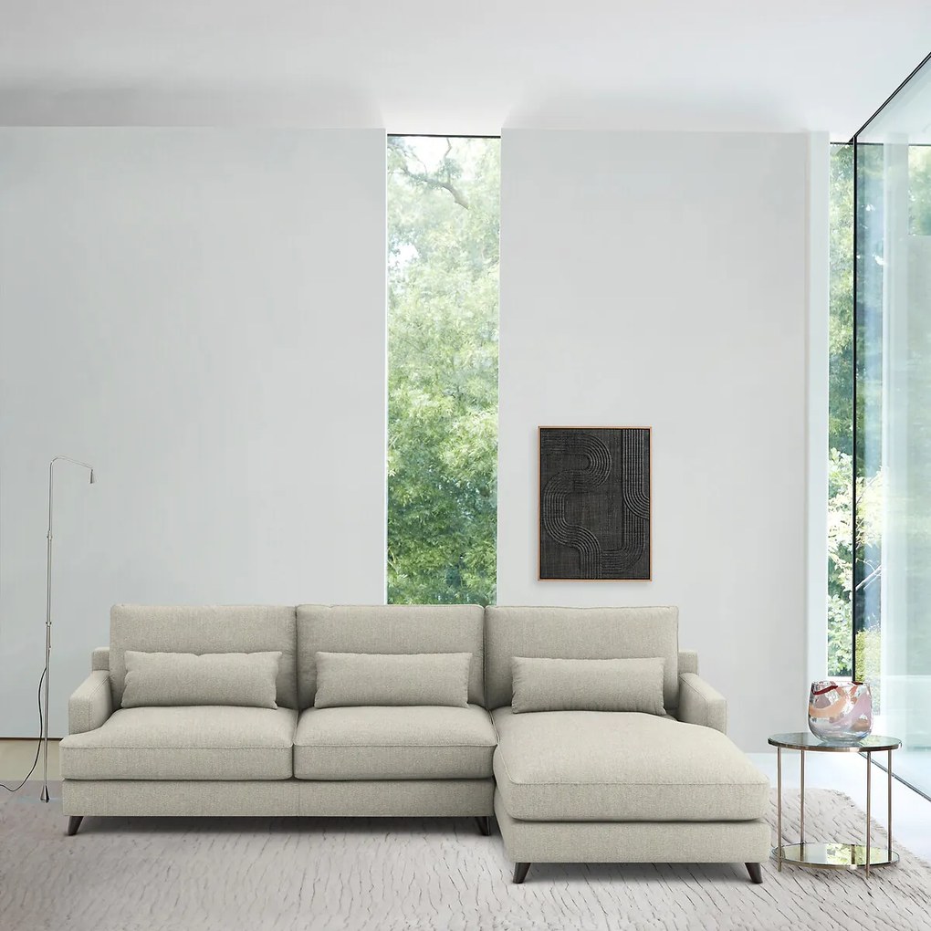 Hoekbank in tweed, Alwine