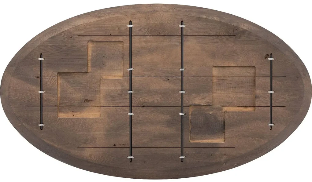 Goossens Excellent Eettafel Mente, Ovaal 180 x 100 cm
