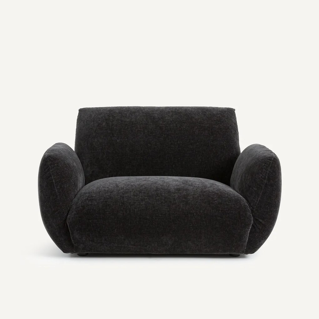Fluwelen chenille fauteuil, Spogano