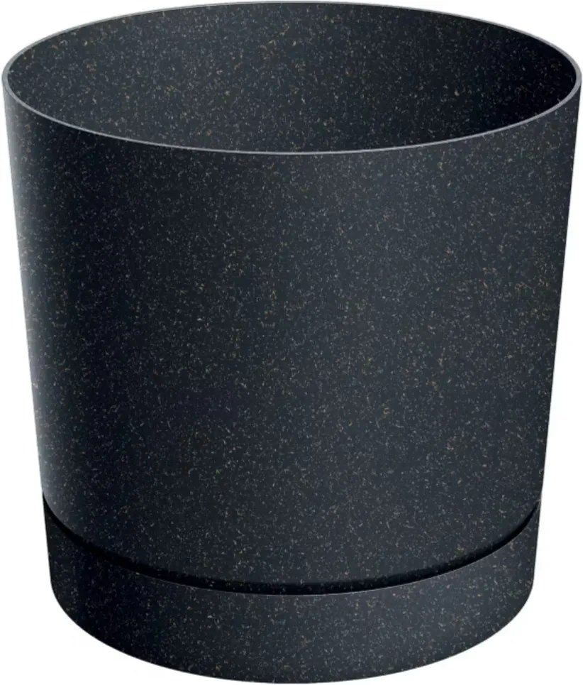 Prosperplast Tubo P Eco Wood Bloempot - ECO Antraciet -Ø 39 cm - Met echt hout