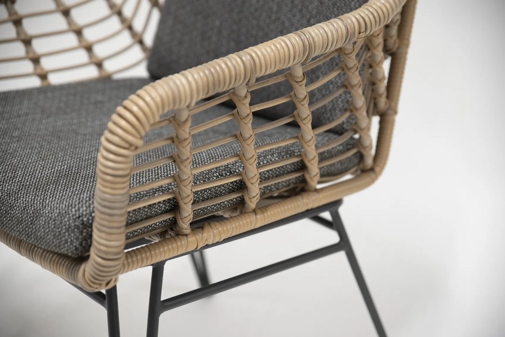 4 Seasons Outdoor Cottage tuinset Quatro Tuinset taupe weerbestendig