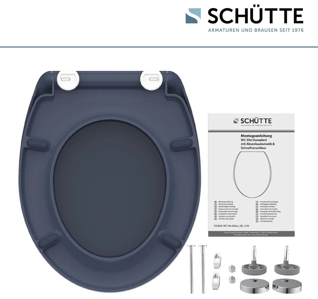 Schutte Miles toiletzitting duroplast met softclose en quick release beige