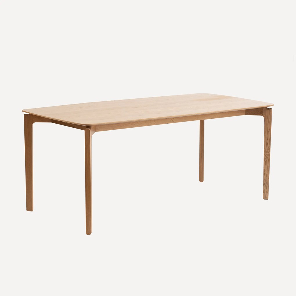 Eiken Eettafel Scandinavisch Design 200 X 90 Cm - 200 X 90cm.