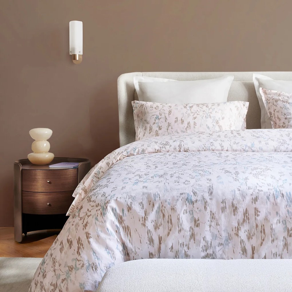 Tweepersoonsbed met gemonteerd hoofdbord en boxspring, Jabote
