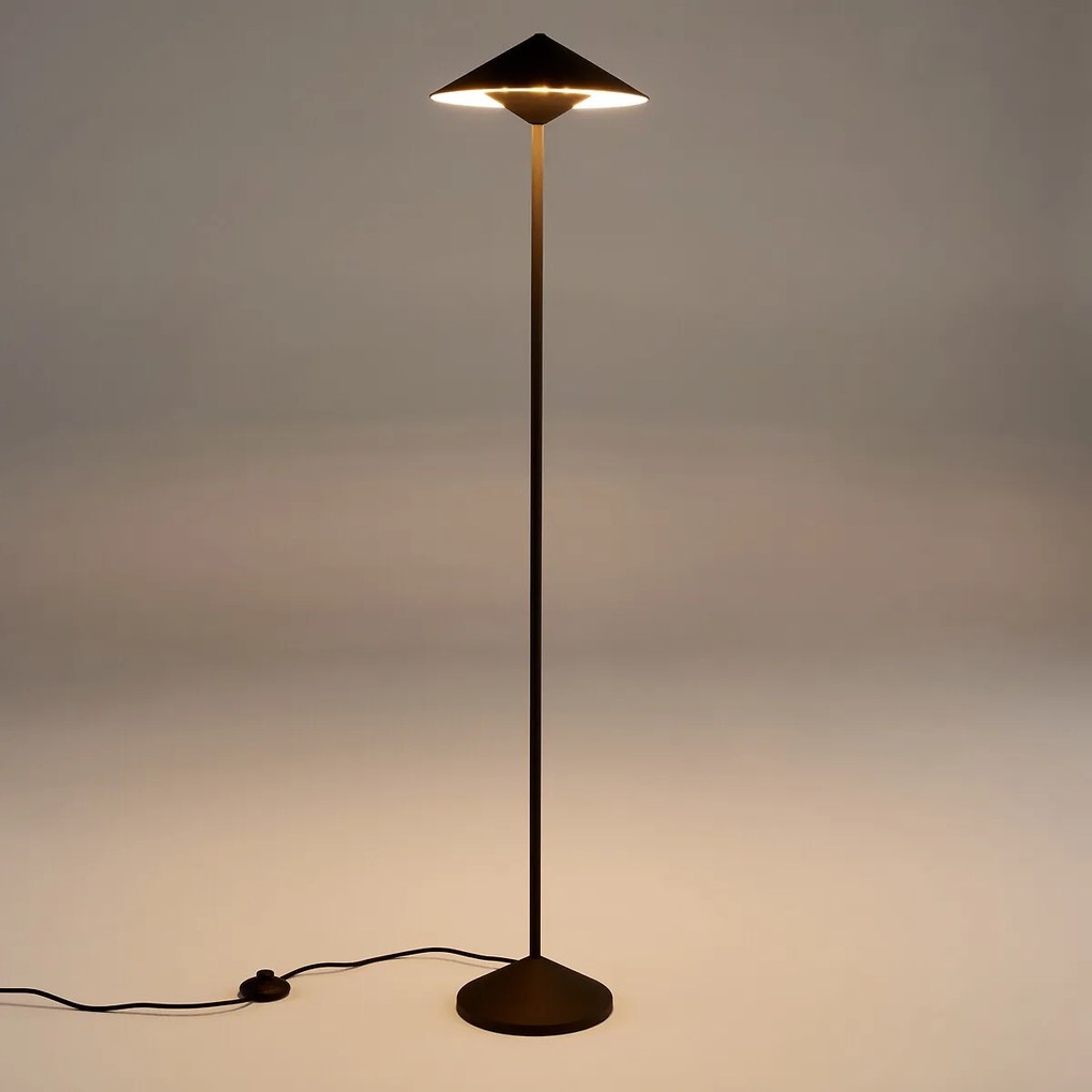 Metalen vloerlamp, H128 cm, Coney