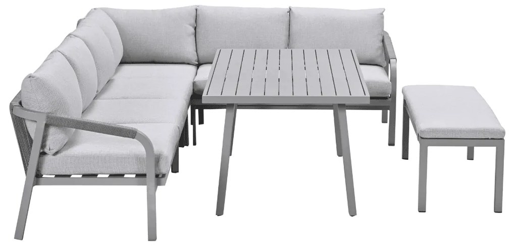 Garden Impressions Tarera lounge dining set 6-delig - taupe