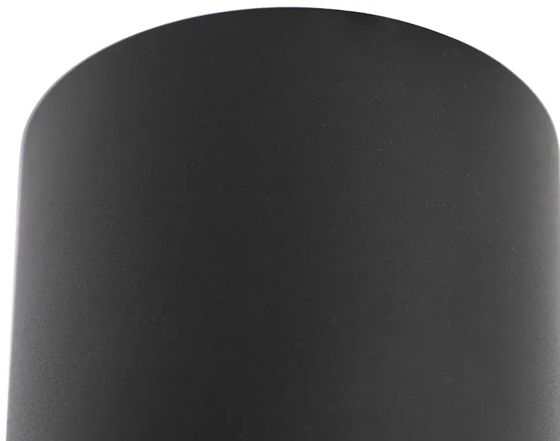 Design opbouwSpot / Opbouwspot / Plafondspot zwart GU10 50mm - Tubo Honey Design GU10 cilinder / rond Binnenverlichting Lamp