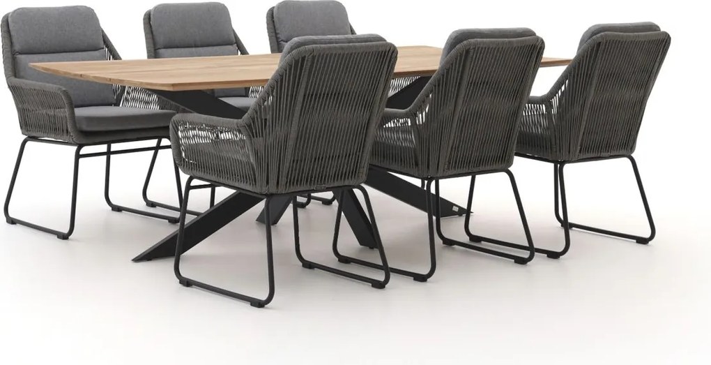Diningset Intenso  | 6 personen | Tuinset teakhout | 7-delig | Kees Smit Tuinmeubelen