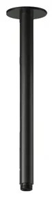 Hotbath Ace Plafondbuis - 30cm - rond - zwart geborsteld PVD AC453MBP