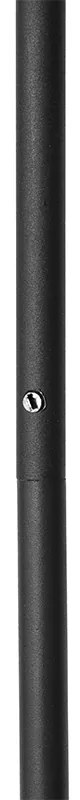 Moderne vloerlamp zwart 3-lichts - Jeana