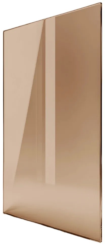 Saniclear Bronze douchewand 120x200cm brons glas