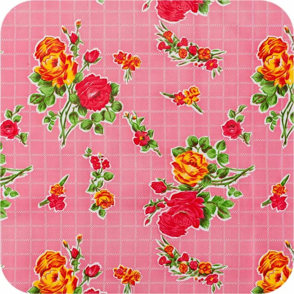 Mexicaans tafelzeil Rosedal roze