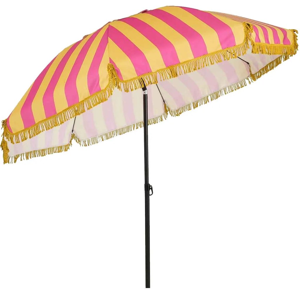 Edelman Osborn parasol geel - Ø220 x 238 cm